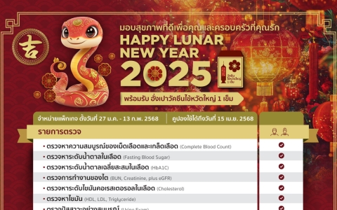 Happy Lunar (ตรุษจีน) 2025