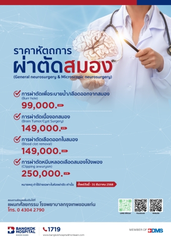 ราคาหัตถการผ่าตัดสมอง